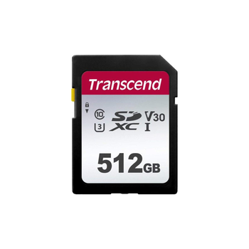 Карта памяти Transcend 512 GB SDXC UHS-I U3 300S TS512GSDC300S