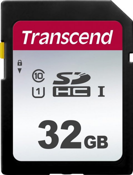 Карта памяти Transcend 32 GB SDHC UHS-I 300S TS32GSDC300S