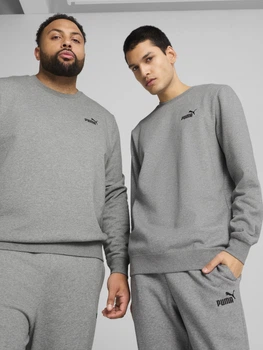Свитшот на флисе мужской Puma Essentials Foundation 68256203 S Medium Gray Heather (4067983594830)