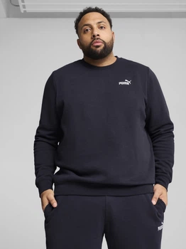 Свитшот на флисе мужской Puma Essentials Foundation 68256216 S New Navy (4067983578847)