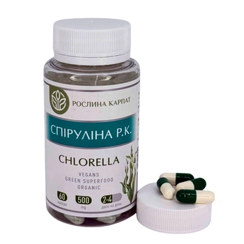 Суперфуд для енергії та детоксу Рослина Карпат Спіруліна Chlorella (484804)