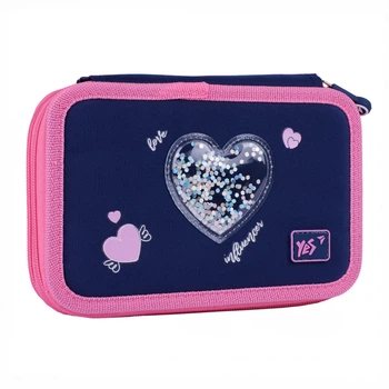 Пенал твердый двойной Yes Bright Hearts HP-01 (533640)