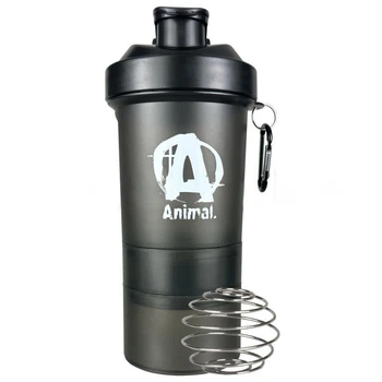 Шейкер Universal Nutrition Animal Smart Shaker (3-х компонентний), 600 мл - Black