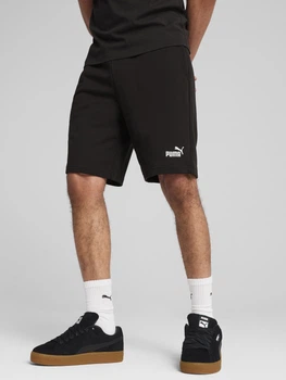 Шорти бавовняні короткі чоловічі Puma Essentials Foundation 68259401 S Black (4067983581342)