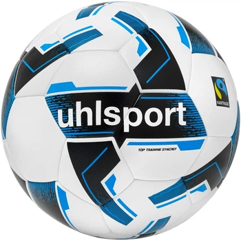 Футбольный мяч Uhlsport TOP TRAINING SYNERGY FAIRTRADE бело-черно-синий Размер 3 1001756 01