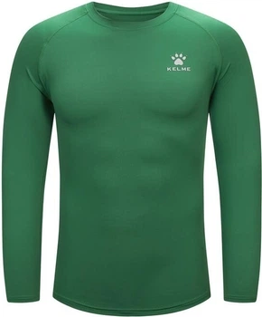 Термобелье футболка с длинным рукавом Kelme зеленая M 7461TL1049.9300