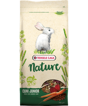 Беззерновий корм для кроленят до 8 місяців Versele‑Laga Nature Cuni Junior 700 г