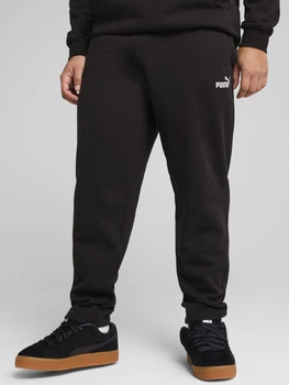 Спортивные штаны мужские утепленные Puma Essentials Foundation 68261001 S Black (4067983578311)