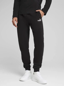 Спортивные штаны мужские утепленные Puma Essentials Foundation 68264201 XL Black (4067983626562)