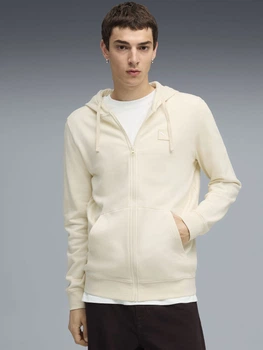 Толстовка на флісі, на блискавці чоловіча Puma Essentials Elevated 68825599 S No Dye (4069157695978)