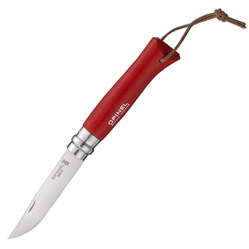 Ніж складний Opinel 8 VRI Trekking (довжина: 195мм, лезо: 85мм), червоний