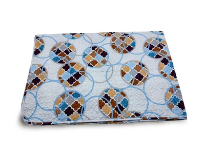 Ковдра-Покривало поліестер (П-908) Leleka-Textile 140х205 кольоровий (1886/6430)