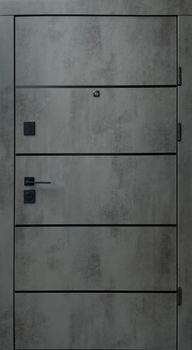 Входная дверь Qdoors Премиум Комби-Аk гладь (850х2050) мм квартира