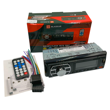 Автомобильная магнитола 1DIN мультимедийный центр Blaskar с AUX и USB 02183