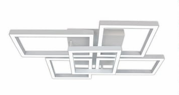 Накладной светодиодный светильник-люстра Ardero AL6495ARD-1 URBAN 95Вт 3000-6000К 6050Лм 710×490×95 мм белый