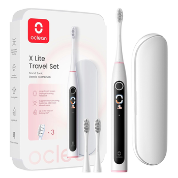 Электрическая зубная щетка Oclean X Lite Travel Set Grey (DT) (0425)