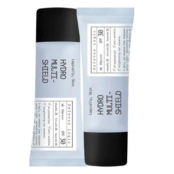 Зволожувальний сонцезахисний флюїд для обличчя Logically Skin Hydro Multi-Shield Sun Essence SPF30 40 г 1+1