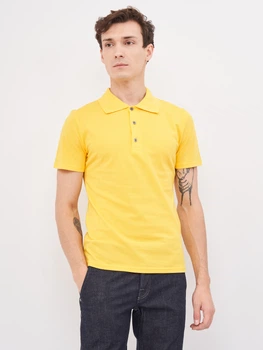 Поло длинное мужское European Standart 763-402-34 XL Желтое