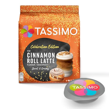 Кофе в капсулах Tassimo Celebration Edition Cinnamon Roll Latte Sweet & Creamy (8 порций)