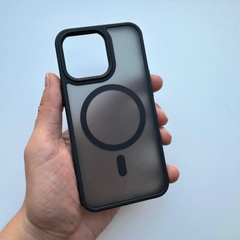 Чохол Matte Magsafe на iPhone 13 Pro black
