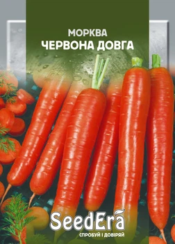 Насіння Морква Червона Довга 20 г Seedera