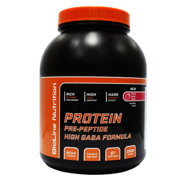 Протеин BioLine High Gaba Formula Земляника 2 кг Банка