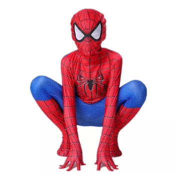 Spider Man Комбінезон + Балаклава Людина Павук Костюм Спайдер Мен (M — 110-120 см)