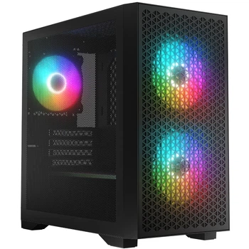 Корпус для компьютера LogicConcept DART PRO ARGB MINI MESH mATX без БП 3x120 мм USB 3.0 Type-C (F40AD1CB24C0)