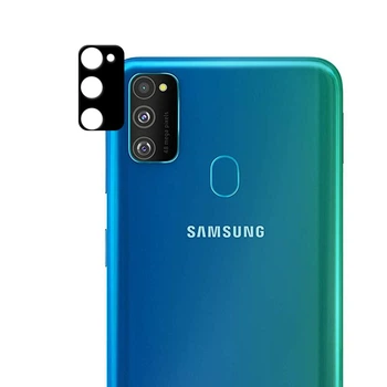 Защитное стекло на камеру Logarm Frame для Samsung M307F Galaxy M30s Черный