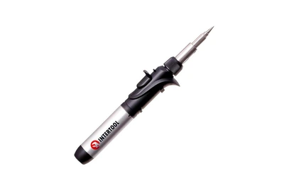 Паяльник газовый Intertool 1300°C c пьезоподжигом (GB-0006)