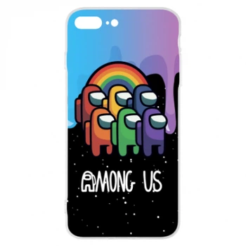 Чохол TOTO для iPhone 7 Plus Among Us art paints Прозорий