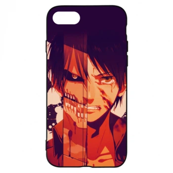 Чохол для iPhone 7 Attack on Titan heroes Чорний