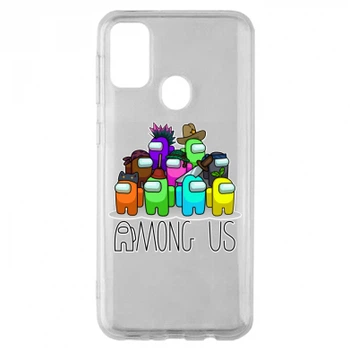 Чохол TOTO для Samsung M30s AMONG US - Сімейне фото Прозорий