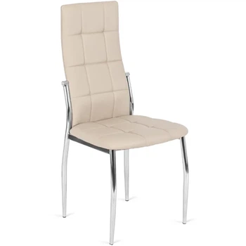 Стул кухонный MEBEL ELITE MOLLY, бежевый / экокожа ME.MOLLY/BZ/CH/E/K