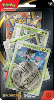 Набір доповнень Pokémon TCG: Mega Evolution - Premium Checklane Blister - Tyranitar/Meowscarada 12 шт (ZES0196214115446)