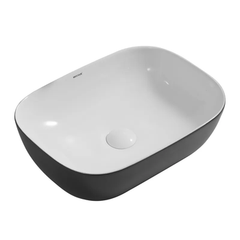 Раковина чаша в ванную Mixxus Premium DIVERSE-0112 WHITE-BLACK 455х325х135 мм MP6542