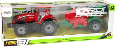 Іграшка LEAN Toys Сільськогосподарський трактор з обприскувачем Червоний 14836 (5905515353014)