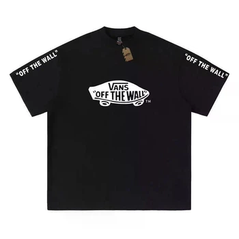 Мужская футболка Vans "Off The Wall" чёрная, размер L