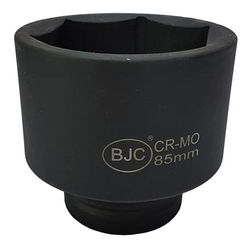 Ударная головка шестигранная BJC 85 мм MAR-POL M58559 с посадочным квадратом 1" CR-MO торцевая насадка для тяжелых механизмов инструмент для автомастерских