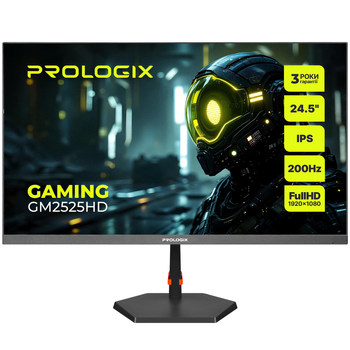 Монітор ProLogix 24.5" Gaming GM2525HD FHD IPS 200Hz (GM2525HD)