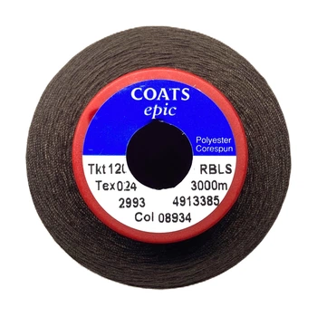 Нить Coats Epic №120 / 3000м 2993-08934 Коричневый