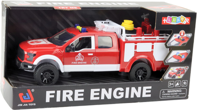 Игрушка LEAN Toys Пожарная машина с водой светом и звуками 1:12 Бело-красная 24714 (5905991057642)