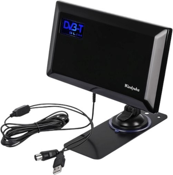 Antena TV Wiedyska pokojowa DVB-T SLIM (5907176634150)