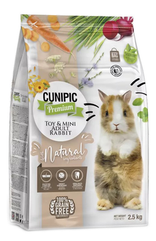 Корм для гризунів Cunipic Premium Toy & Mini Adult Rabbit 2.5 кг (8437021991543)