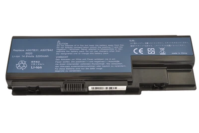 Батарея для ноутбука Acer AS07B32, 5200mAh, 8cell, 14.8V, Li-ion, черная,