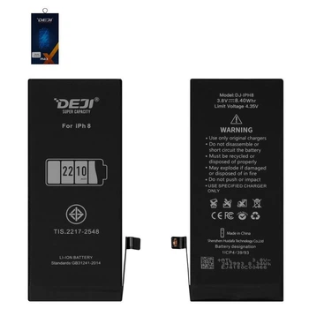 Акумулятор Deji для Apple iPhone 8, Li-ion, 3,8 В, 2210 мАг, IC