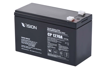 Аккумуляторная батарея Vision CP1270A CP, 12В, 7.0А-ч, AGM