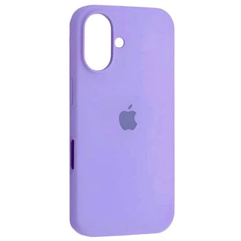Чехол Fiji Silicone Case для Apple iPhone 17 бампер накладка Soft Touch с микрофиброй Light Purple