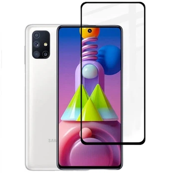 Защитное стекло Fiji Premium для Samsung Galaxy M51 (M515) полная проклейка Anti-Static черный