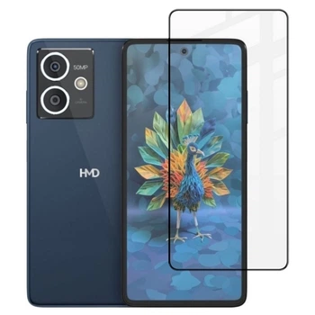 Защитное стекло Fiji Premium для HMD Crest полная проклейка Anti-Static черный